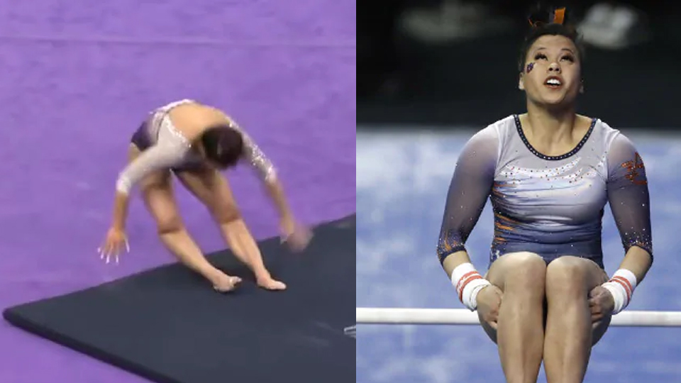 Felnőtt Dzsessz Utókor Gymnast Broke Both Legs Olvas Izzad Kiegészítés