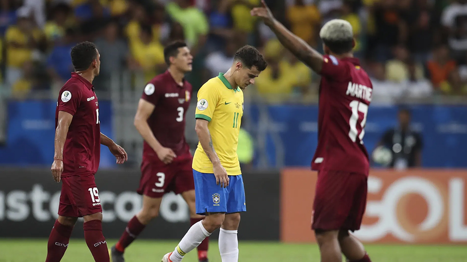 Bello stunner helps Venezuela hold Brazil, Argentina beat Paraguay