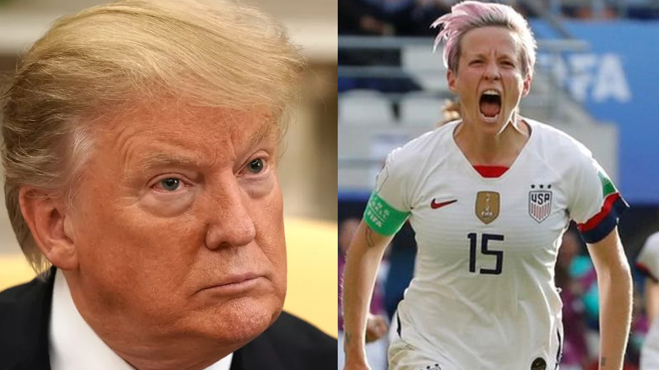 Trump tells U.S. soccer star Megan Rapinoe to 'never disrespect