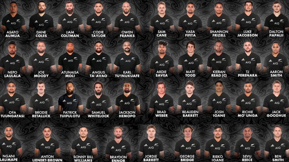 All Blacks Rugby Players