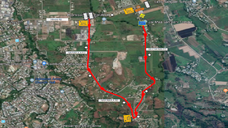 FRA Advices Crossing Closure In Lautoka FBC News   Map 960 