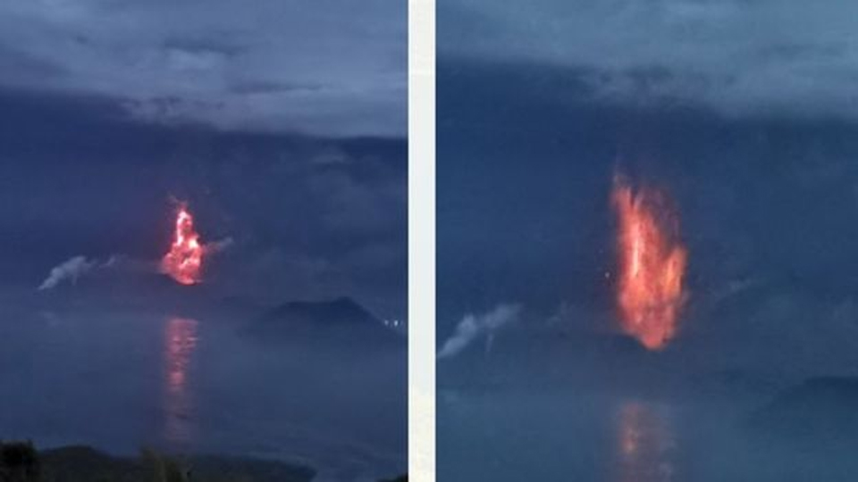 Philippines volcano: Taal spews lava as hazardous eruption ...