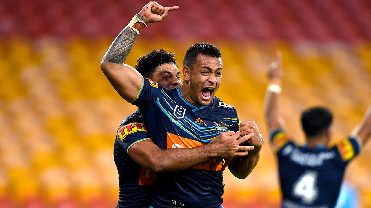 Congratulations to Moeaki Fotuaika who - Gold Coast Titans