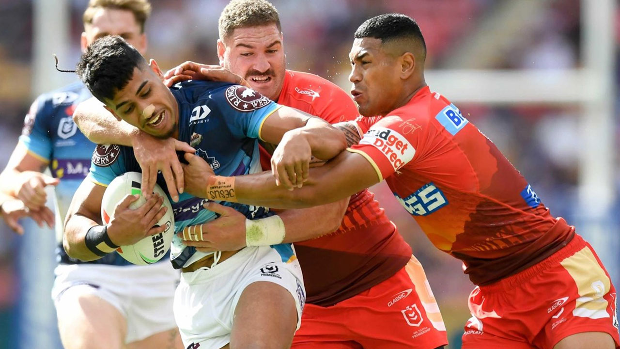 Titans v Dolphins, NRL 2023, Pre-season Challenge, Titans v Dolphins trial