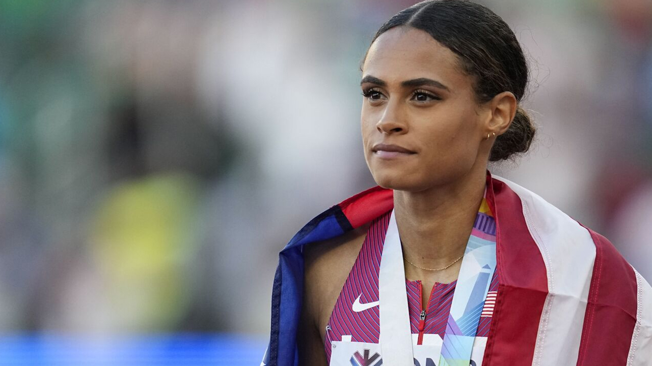 Who is women's 400m hurdles world record holder Sydney McLaughlin's NFL  star husband?