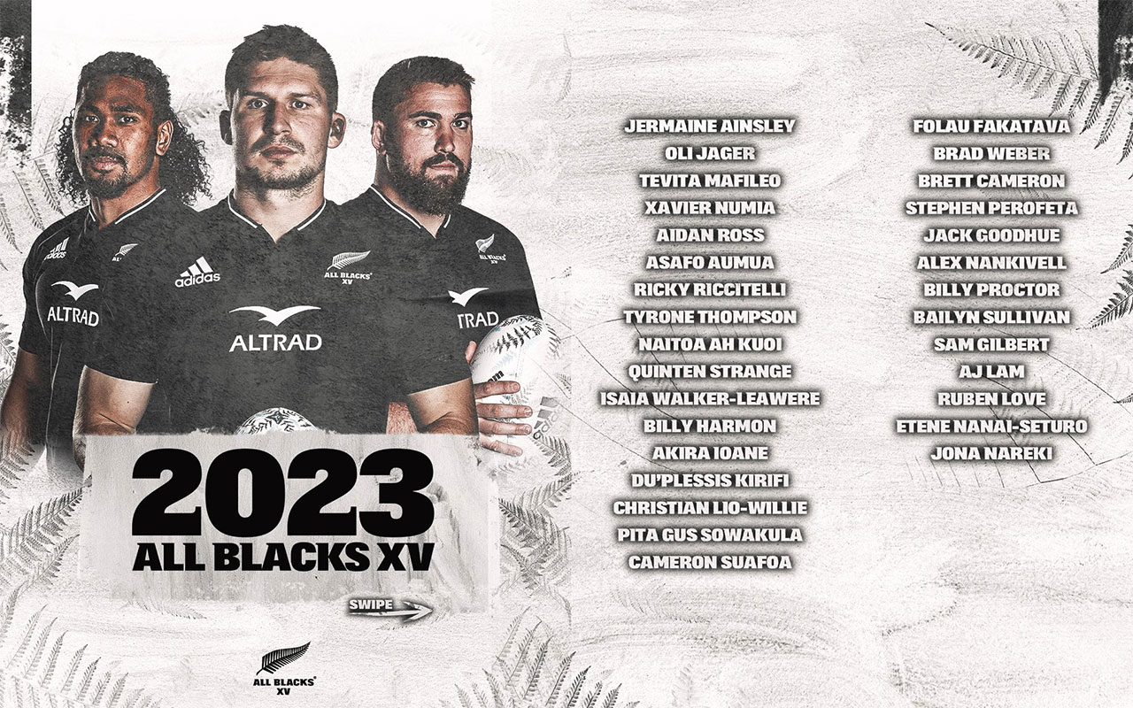 All Blacks Xv Squad 2024 - Zia Christal