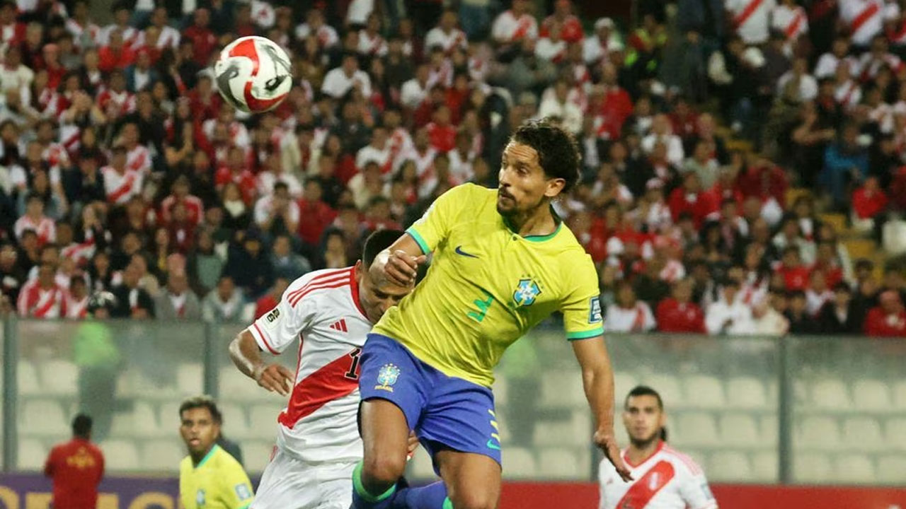 Brazil's full World Cup team in training as Marquinhos joins
