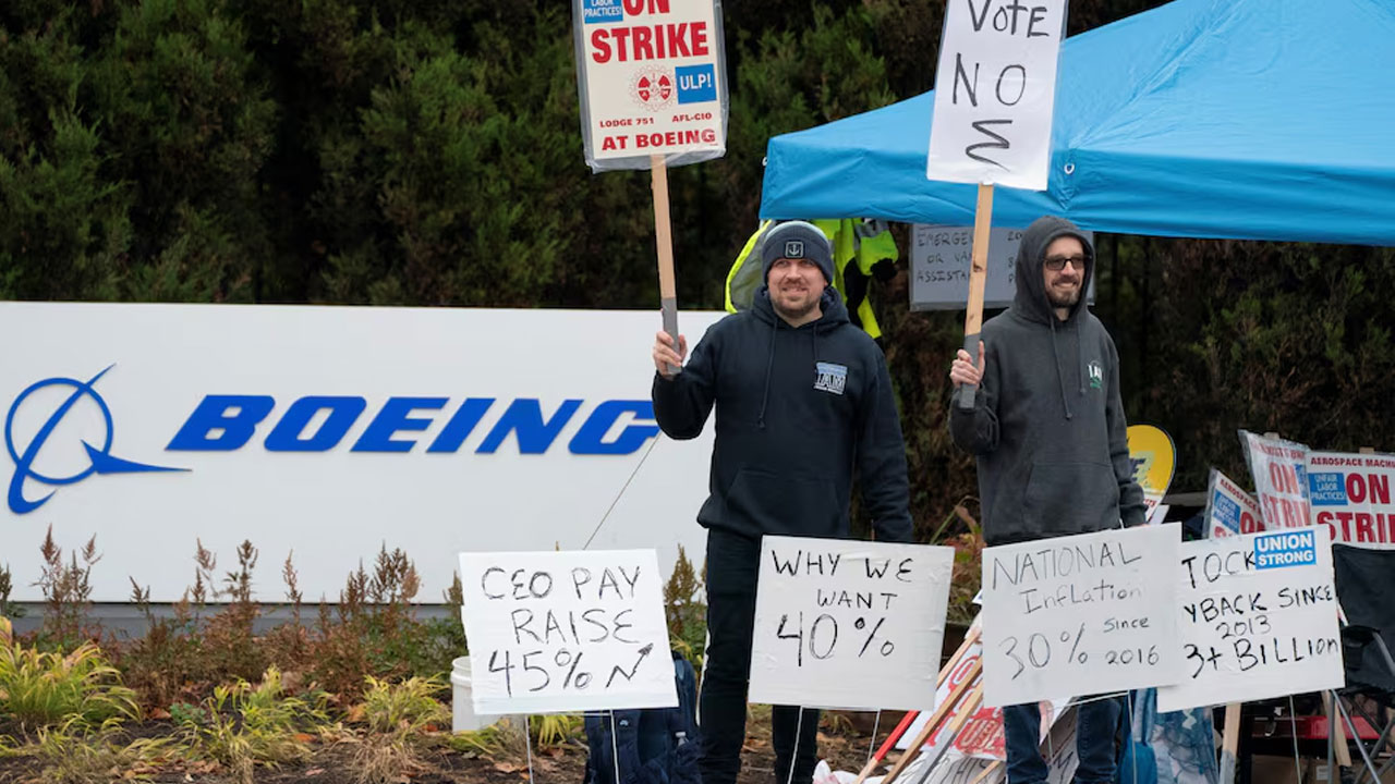 Boeing Strike Barrels On As Workers Reject Wage Deal – FBC News