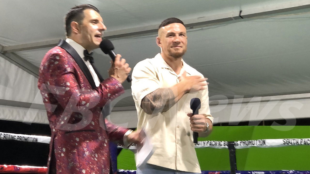 Sonny Bill Williams Praises Local Boxing Talent at South Pacific Promotion in Nadi